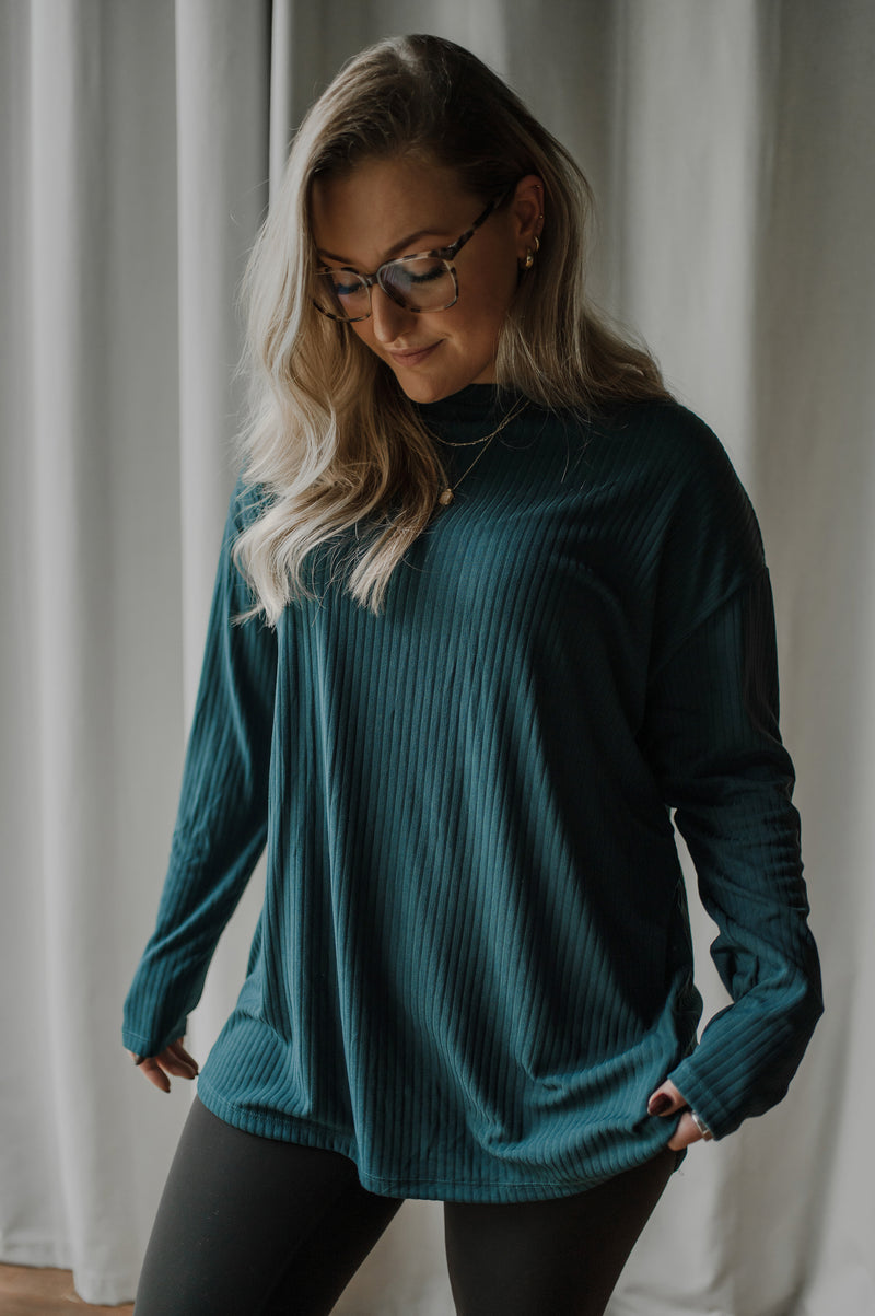 Ribbed long sleeve